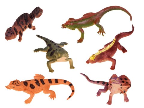 Gady jaszczurki Zestaw jaszczurek 6szt ZA4189 Gady jaszczurki Zestaw jaszczurek 6szt ZA4189