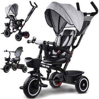 Rowerek dziecięcy trójkołowy Tiny Bike 3w1 z daszkiem OBRACANY SP0650