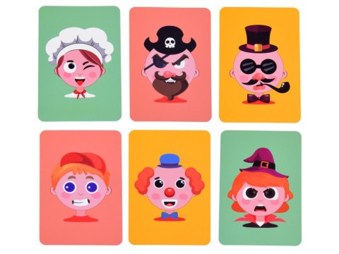 Puzzle magnetyczne Twarze wesołe buźki 55el nauka emocji ZA4409