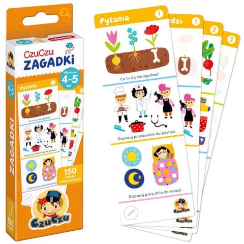 CzuCzu Zagadki dla dzieci w wieku 4-5 lat ZA4595 CzuCzu Zagadki dla dzieci w wieku 4-5 lat ZA4595