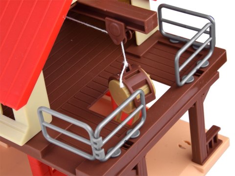 SERIA ZWIERZĘTA FARMA Duże gospodarstwo + traktor i zwierzęta 125ele ZA4823