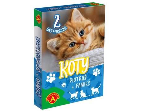 Karty gra karciana PIOTRUŚ + PAMIĘĆ - KOTY 2782 Karty gra karciana PIOTRUŚ + PAMIĘĆ - KOTY 2782