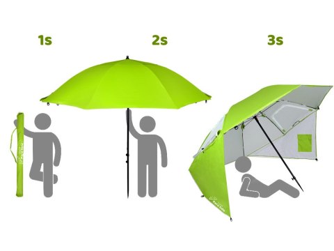 Parasol Plażowy Sopot Para Sole UPF 50+ Idealny na Plażę do Ogrodu SP0784