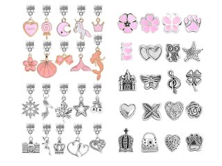 Kreatywny zestaw do robienia bransoletek CHARMS koraliki ZA5206