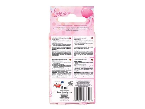 Tuban Tubi Glam lakier do paznokci dla dzieci różowy perłowy 5ml ZA5164