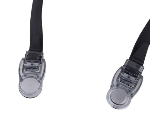 ZESTAW Okulary do pływania UV ANTI-FOG + zatyczki do uczu i nosa SP0792 RO