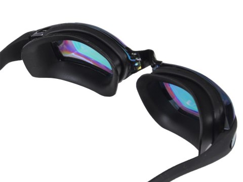 ZESTAW Okulary do pływania UV ANTI-FOG + zatyczki do uczu i nosa SP0792 RO