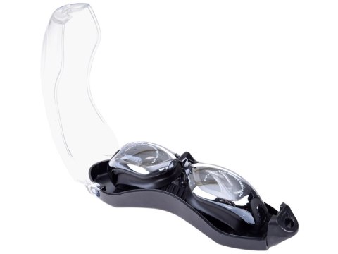 ZESTAW Okulary do pływania UV ANTI-FOG + zatyczki do uczu i nosa SP0792 SR