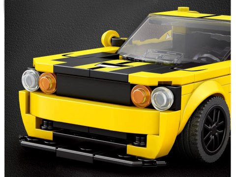 Klocki techniczne 319-elementów + naklejki Żółte Sportowe Auto ZA5260