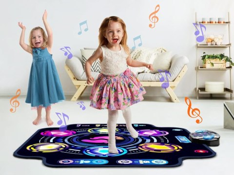 Duża muzyczna Mata Taneczna dla dzieci + bluetooth IN0180