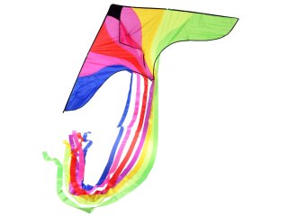 Duży Lekki LATAWIEC z kolorowymi wstążkami 190x100cm ZA5571
