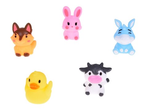 Gumowe pacynki na palec Zwierzątka z FARMY - zestaw 5 figurek ZA5600