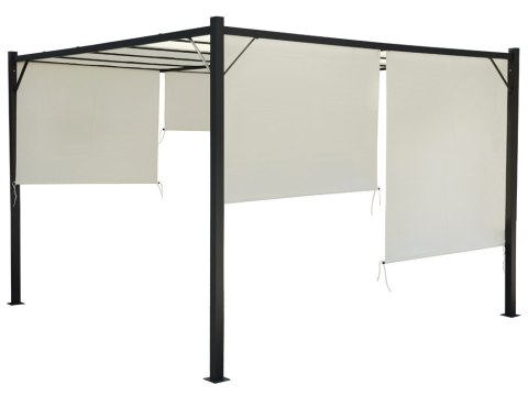 PERGOLA ogrodowa Para Sole ZONA Altana tarasowa 3x3x2m ROLETY SP0836