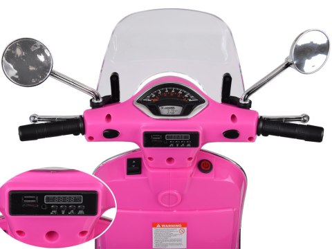 Skuter elektryczny na akumulator VESPA GTS Super dla dziecka PA0333 RO