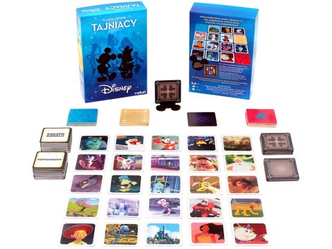 Rebel Towarzyska Gra karciana Tajniacy Disney 8+ GR0758