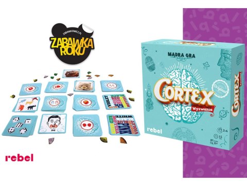 Rebel Towarzyska gra karciana Cortex wyzwania - mądra gra pamięciowa GR0752