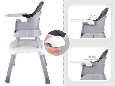 Wielofunkcyjny fotelik Krzesełko do karmienia Zestaw 6w1 dla dzieci ZA5664