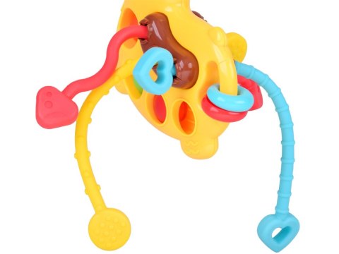 Zabawka sensoryczna 3w1 ŻYRAFA - przesuwanie przeciąganie pop it ZA5762