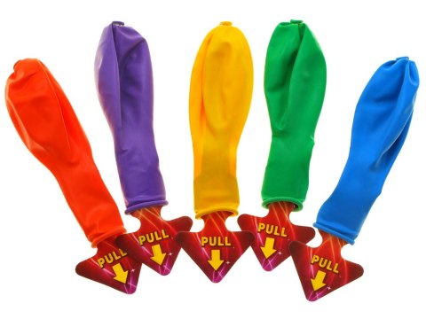 Zestaw kolorowe świecące balony LED 5szt 30 cm efektowna dekoracja ZA1591