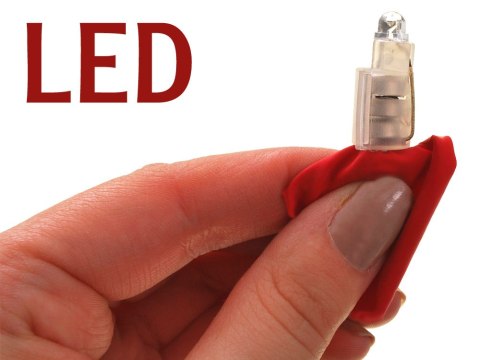 Zestaw kolorowe świecące balony LED 5szt 30 cm efektowna dekoracja ZA1591