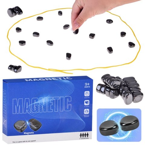 Gra Edukacyjna Strategiczna Rodzinna Kamyczki Magnetyczne 20magnesów GR0768