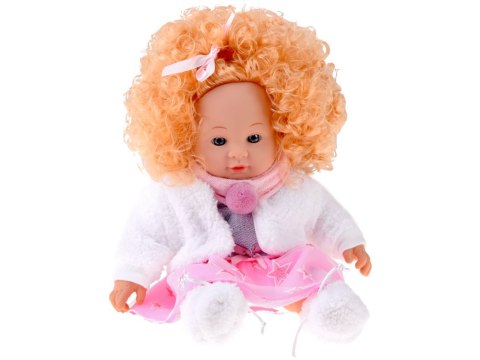 Interaktywna lalka ALICJA 32cm z burzą blond włosów - mówi i gaworzy ZA5841