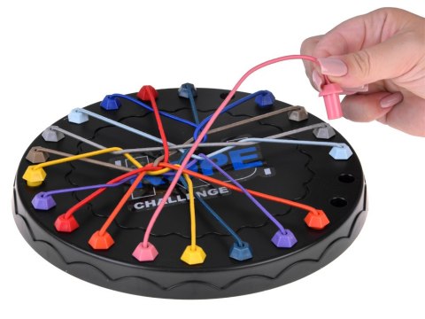 Logiczna gra planszowa LINY - ułóż i rozplątaj sprytnie sznurki GR0769