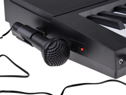 Organy KEYBOARD KLASYCZNY 61-klawiszy w dotyku jak drewno + mikrofon IN0184