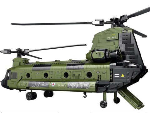 Reobrix Licencjonowane Klocki Helikopter CH-47 Chinook 1458 ele ZA5802