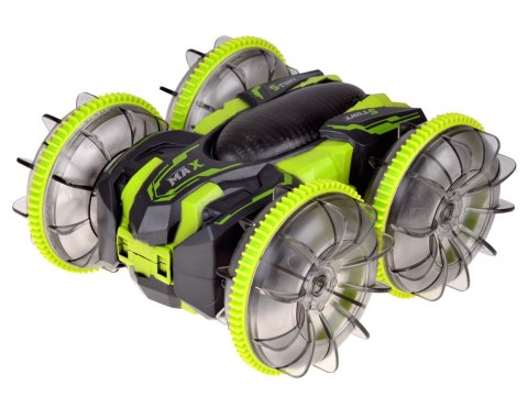 Samochód AMFIBIA 2w1 Stunt r/c zdalnie sterowany Jeździ Pływa Świeci RC0735