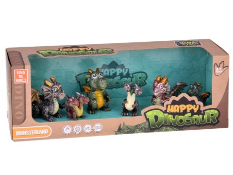 Zestaw Figurek Bajkowe Smoki 6 szt. Magiczne Stworzenia ZA5883