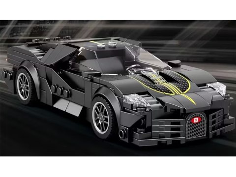 Klocki techniczne Sportowe auto CZARNE LUKSUSOWE hiperauto 298-ele ZA5785