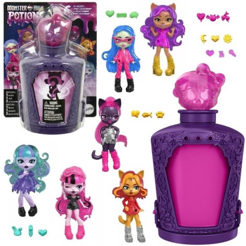 Mattel Minilalka z Monster High ELIKSIRY seria 2 i 3 blindbox 1szt. ZA6055