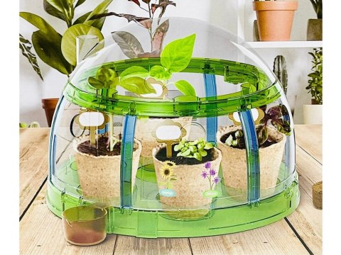 Zestaw Małego Ogrodnika BIO Szklarnia Nasiona Doniczki Uprawa Roślin ZA5776