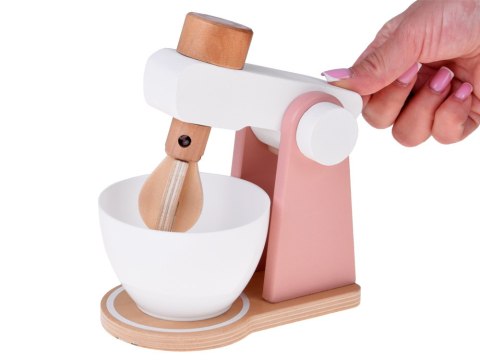 Zestaw drewniany Toster Ekspres Mikser +akcesoria Małe AGD do zabawy ZA5929