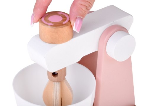 Zestaw drewniany Toster Ekspres Mikser +akcesoria Małe AGD do zabawy ZA5929