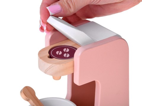 Zestaw drewniany Toster Ekspres Mikser +akcesoria Małe AGD do zabawy ZA5929