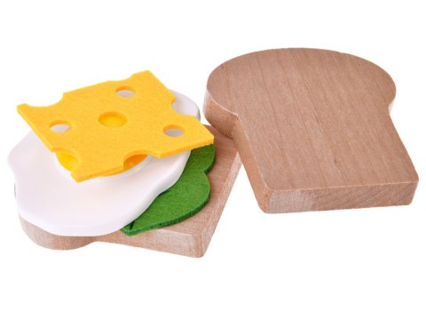 Zestaw drewniany Toster Ekspres Mikser +akcesoria Małe AGD do zabawy ZA5929