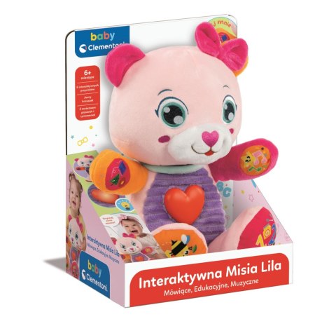 Clementoni: Baby - Interaktywna Misia Lila Clementoni: Baby - Interaktywna Misia Lila