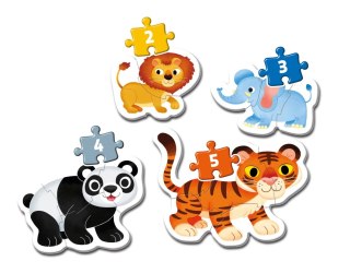 Clementoni: Moje Pierwsze Puzzle: Wild Animals