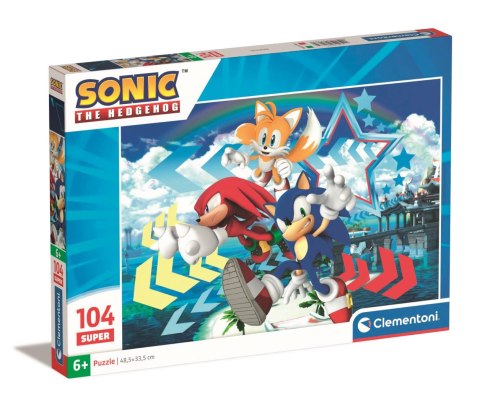 Clementoni: Puzzle 104el. Super - Sonic Clementoni: Puzzle 104el. Super - Sonic