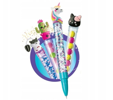 Clementoni Zestaw Brokatowych Długopisów Pen Creator | Idea Art Clementoni Zestaw Brokatowych Długopisów Pen Creator | Idea Art