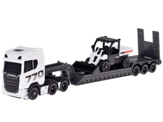 Maisto Licencjonowane Auto Metalowe SCANIA 770S + naczepa Spychacz ZA5966