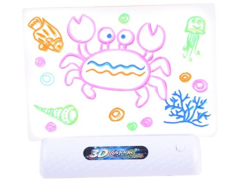 Tablica do Rysowania 3D z Podświetleniem LED + Pisaki i Okulary TA0114