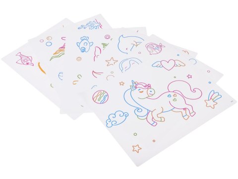 Tablica do Rysowania 3D z Podświetleniem LED + Pisaki i Okulary TA0115