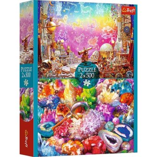 Trefl: Puzzle 2x500el. - Kosmos i kryształy