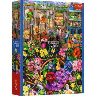 Trefl: Puzzle 2x500el. - Prace w ogrodzie