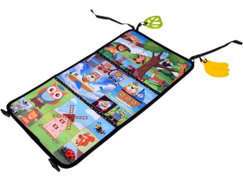 Zabawka sensoryczna składana z lusterkiem + książeczka kontrastowa ZA5829