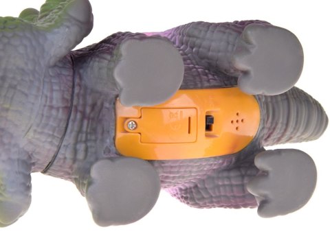 Interaktywny gumowy dinozaur triceratops figurka z dźwiękiem RYCZY ZA5726