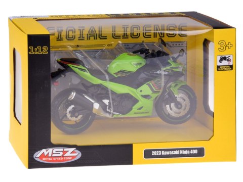 Model motocykla Kawasaki Ninja 400 2023 - Motocykl skala 1:12 ZA5952